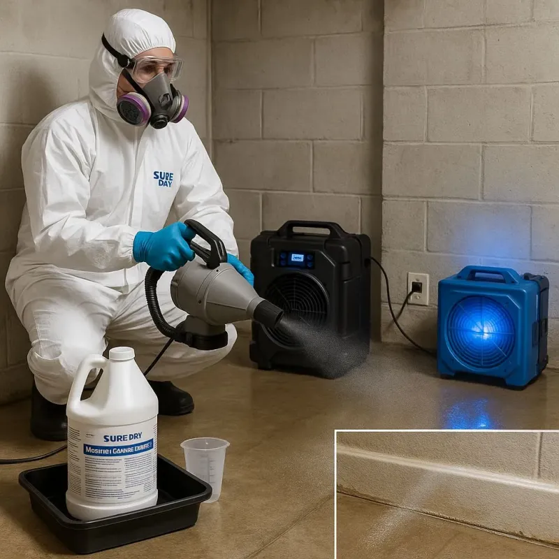 Sanitization and Odor Removal process in Rancho Cucamonga, CA
